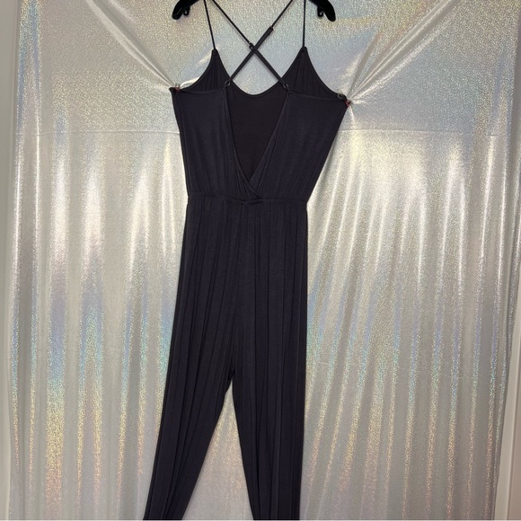 Fantastic fawn jumpsuit onsie jumper grey tie waist criss cross back comfy - Picture 12 of 12